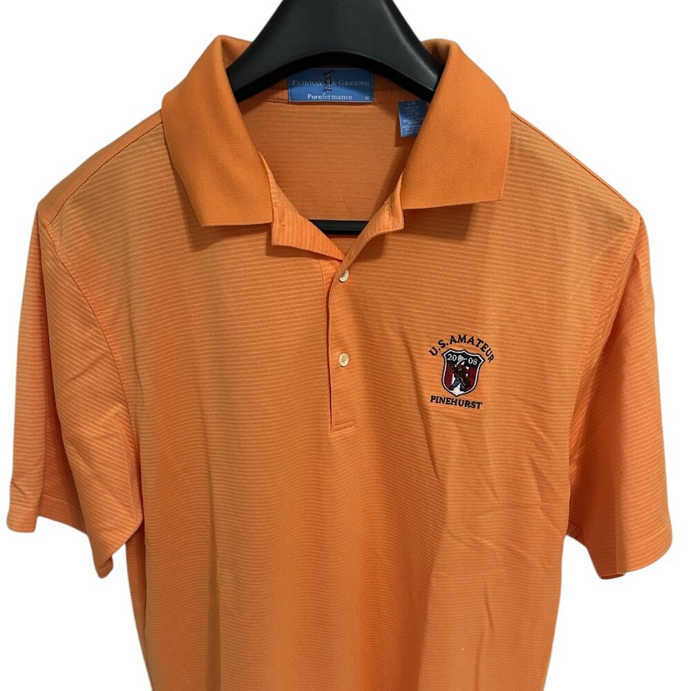 Fairway & Greene Pureformance Golf Polo Size Large 2008 Amateur Pinehurst